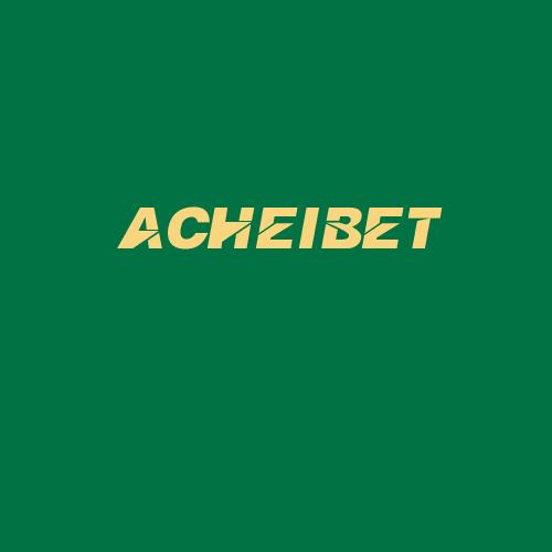 Logo da ACHEIBET