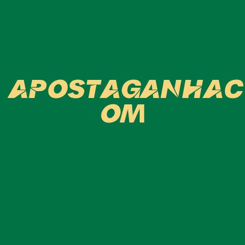 Logo da APOSTAGANHACOM